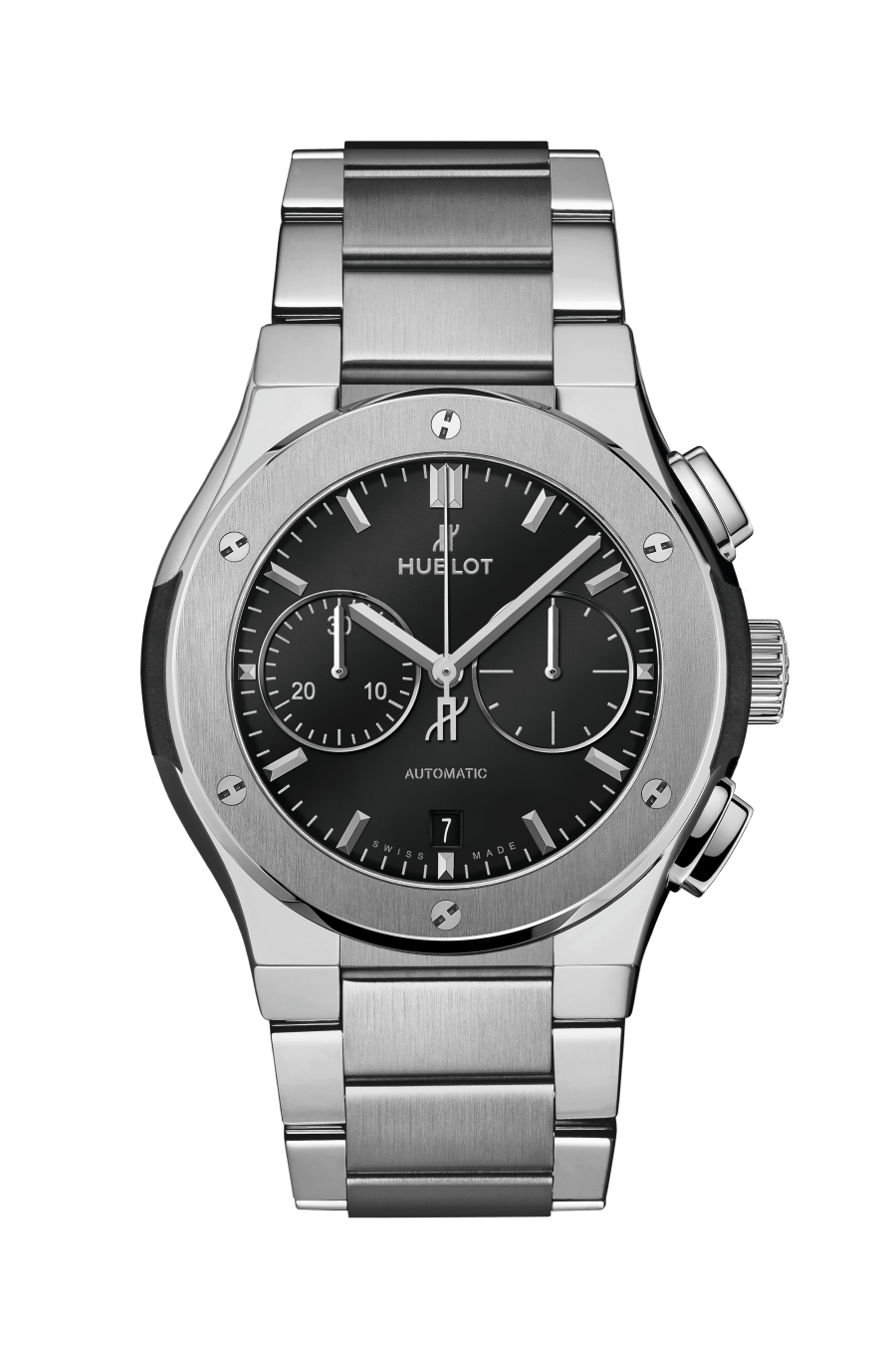 Hublot Classic Fusion Chronograph Titanium 42 MM - Titanium Bracelet - Matte Black Dial - 540.NX.1170.NX