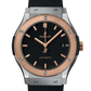 Hublot Classic Fusion Titanium King Gold 45 MM - Black Rubber Strap - Black Dial - 511.NO.1181.RX