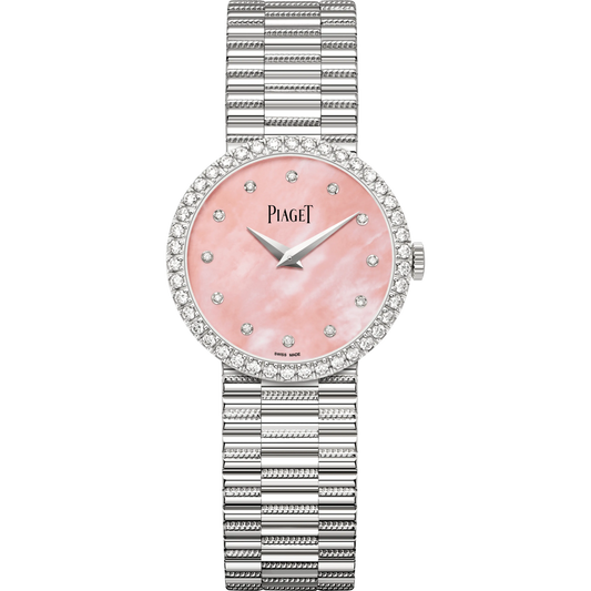 Piaget Altiplano - White Gold 26 MM - White Gold Bracelet - Diamond Bezel - Pink Diamond Dial - G0A44070