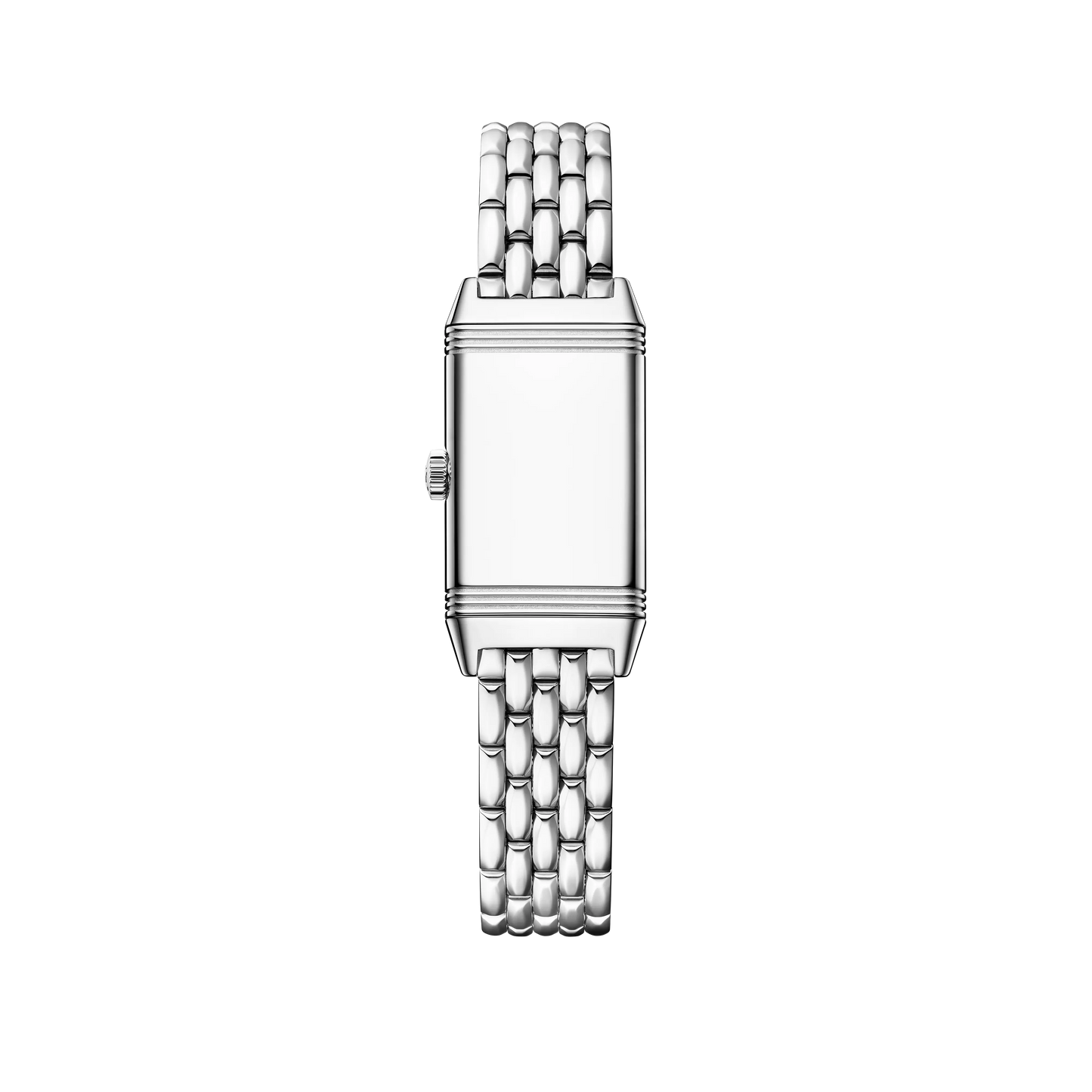 JLC - Reverso Classic Monoface Origin - 32.5 MM x 16.3 MM - Stainless Steel - Silvered-Gray Guilloché Dial - Stainless Steel Bracelet - Q3878120