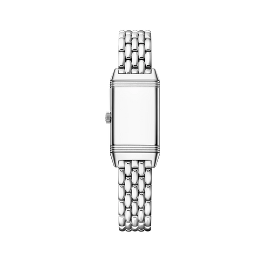 JLC - Reverso Classic Monoface Origin - 32.5 MM x 16.3 MM - Stainless Steel - Silvered-Gray Guilloché Dial - Stainless Steel Bracelet - Q3878120