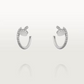 Cartier Just Un Clou Earrings - White Gold Diamonds - B8301431