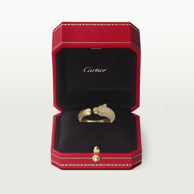 Cartier Panthère de Cartier Ring - Yellow Gold - Diamonds - N4765800