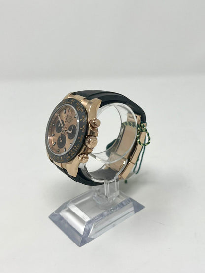 Rolex Everose Gold Daytona Watch - 40 MM - Oysterflex Strap - Pink Dial - 116515LN-0013
