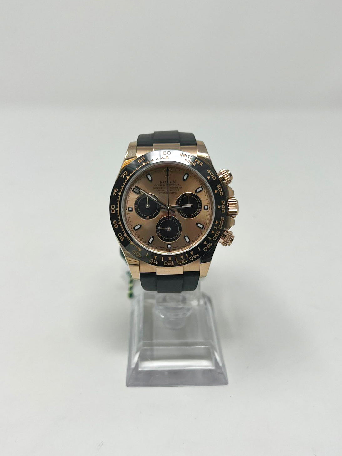 Rolex Everose Gold Daytona Watch - 40 MM - Oysterflex Strap - Pink Dial - 116515LN pbkof