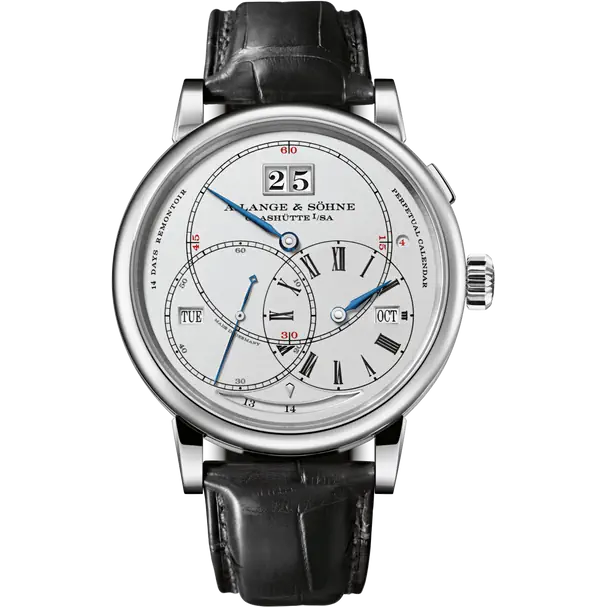 A.Lange & Söhne Richard Lange Perpetual Calendar - 45.5 MM - White Gold - Silver Dial - 180.026FE  nyc watcher nyc watches