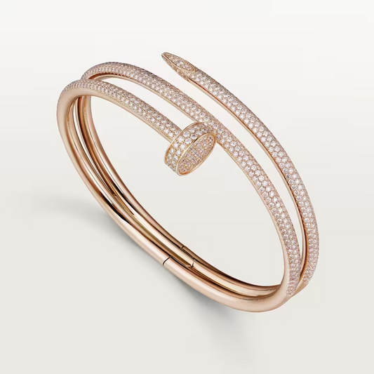 Cartier Juste Un Clou Bracelet - Rose Gold - Diamonds - N6708617