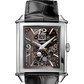 Girard-Perregaux Vintage 1945 Stainless Steel 36.10 x 35.25 MM - Black Leather Strap - Sapphire Dial - 25882-11-223-BB6B