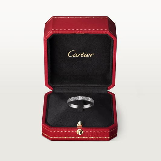 Cartier Love Ring - White Gold Small Model - Diamonds - B4218200