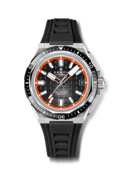 Zenith DEFY Extreme Diver - 42.5 MM - Titanium - Black Dial - 95.9600.3620/21.I300