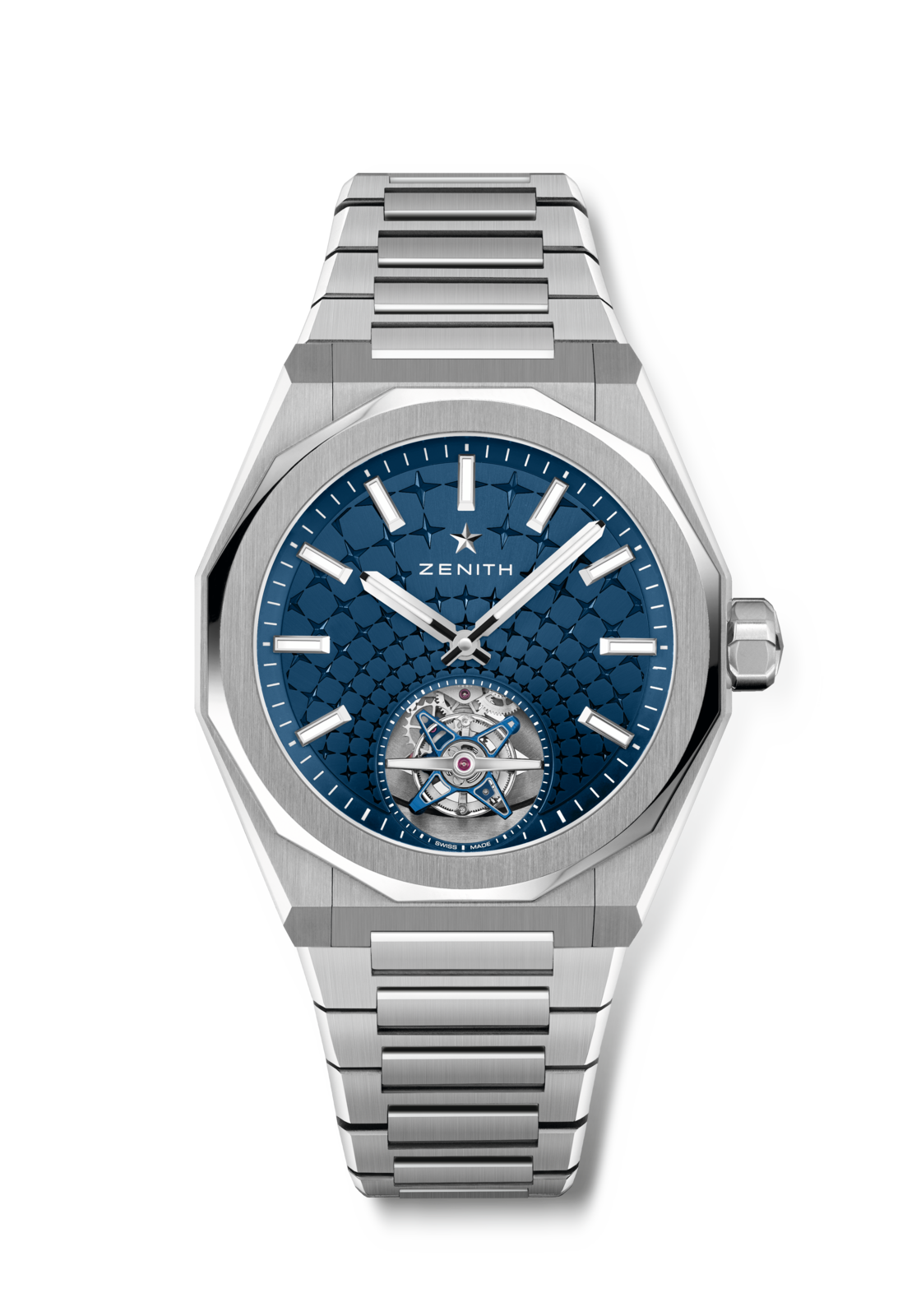 Zenith DEFY Skyline Tourbillon - 41 MM - Steel - Blue Dial - 03.9300.3630/51.I001