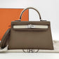 Hermès Kelly 20 Touch - Etoupe & Beton - Alligator & Madame - Palladium Hardware - K20TEBMPHW