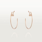 Cartier Juste Un Clou Earrings - Rose Gold - B8301212