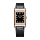 JLC - Reverso Tribute Enamel Horse - Limited Edition - 45.6 MM x 27.4 MM - Pink Gold - Black Enamel Dial - Black Leather Strap - Q39324D3