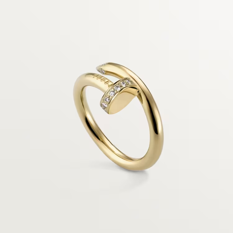 Cartier Just Un Clou Ring - Yellow Gold Diamond - B4216900