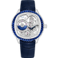 Piaget Polo Emperador - White Gold 49 MM - Blue Leather Strap - Diamond Bezel - Skeleton Diamond Dial - G0A45041