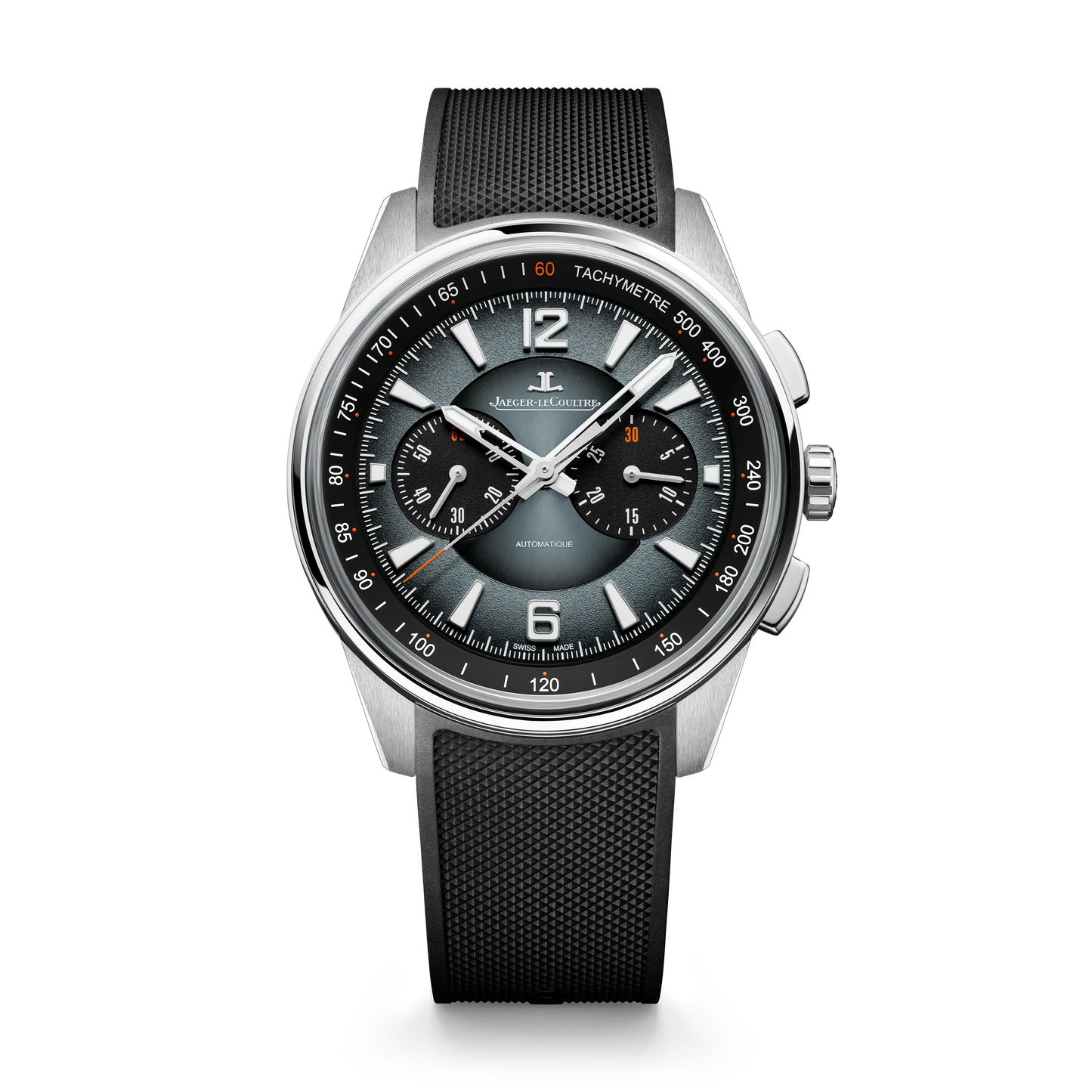 JLC - Polaris Chronograph - 42 MM - Stainless Steel - Ocean Gray Dial - Black Rubber Strap - Q9028651