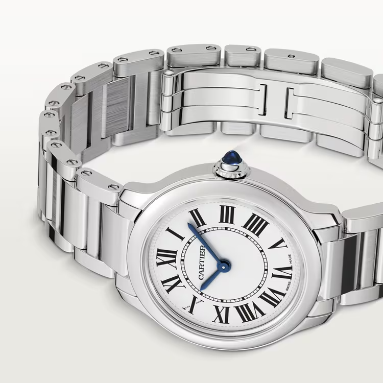 Cartier Ronde Must de Cartier Steel 29 MM - Steel Strap - Silver Dial - WSRN0033