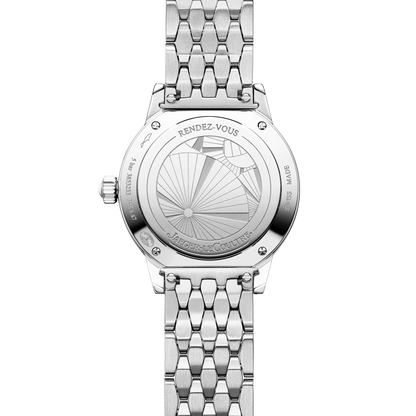 JLC - Rendez-Vous Classic Hour-Minute - 29 MM - Stainless Steel - Silvered-Gray Guilloché Dial - Stainless Steel Bracelet - Q3658110