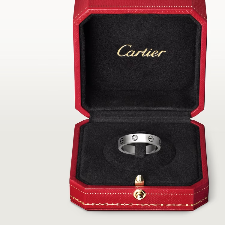 Cartier Love Ring - White Gold - Diamonds - B4050500