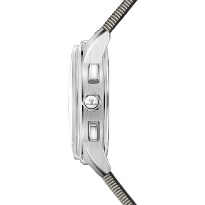 JLC - Polaris Chronograph - 42 MM - Stainless Steel - Shaded Gray Dial - Beige Fabric Strap - Q902843J