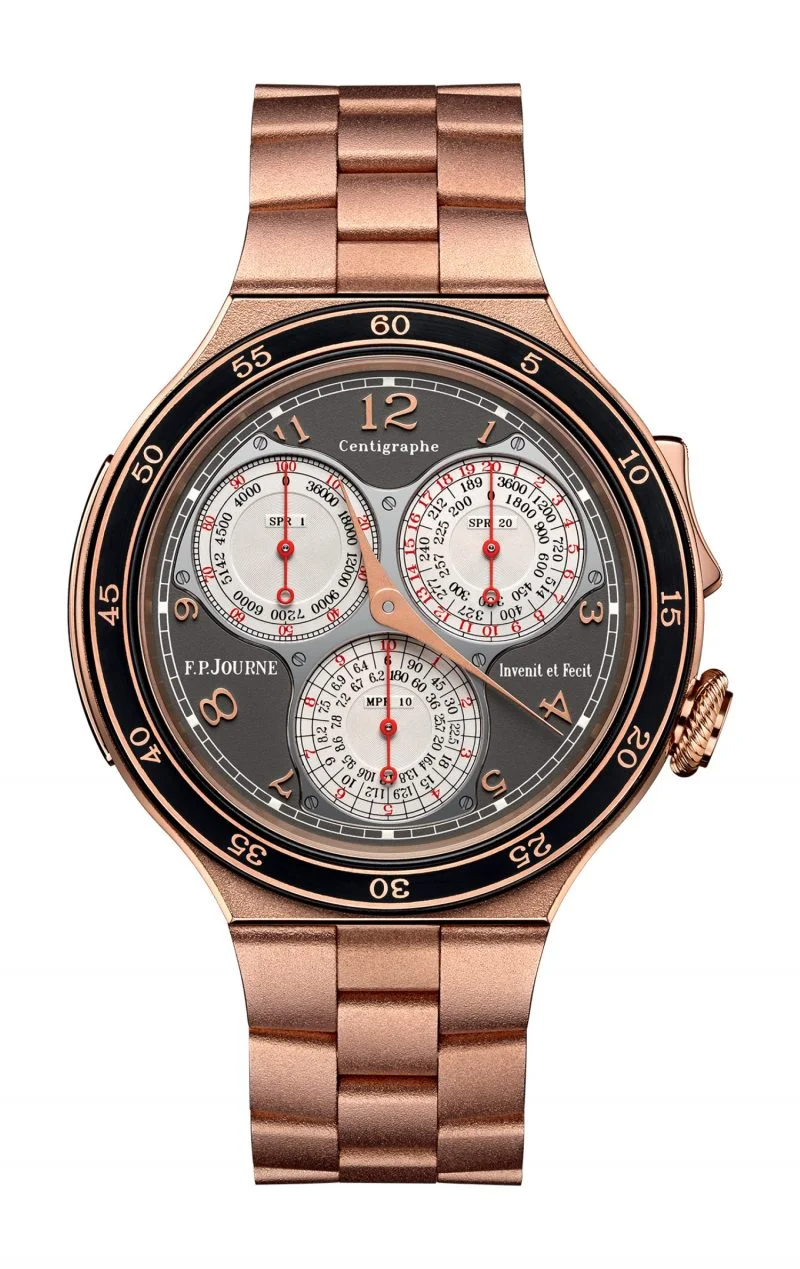 F.P. Journe Linesport Centigraphe Rose Gold 44 MM - Rose Gold Bracelet - Grey Dial - Centigraphe nyc watcher nyc watches