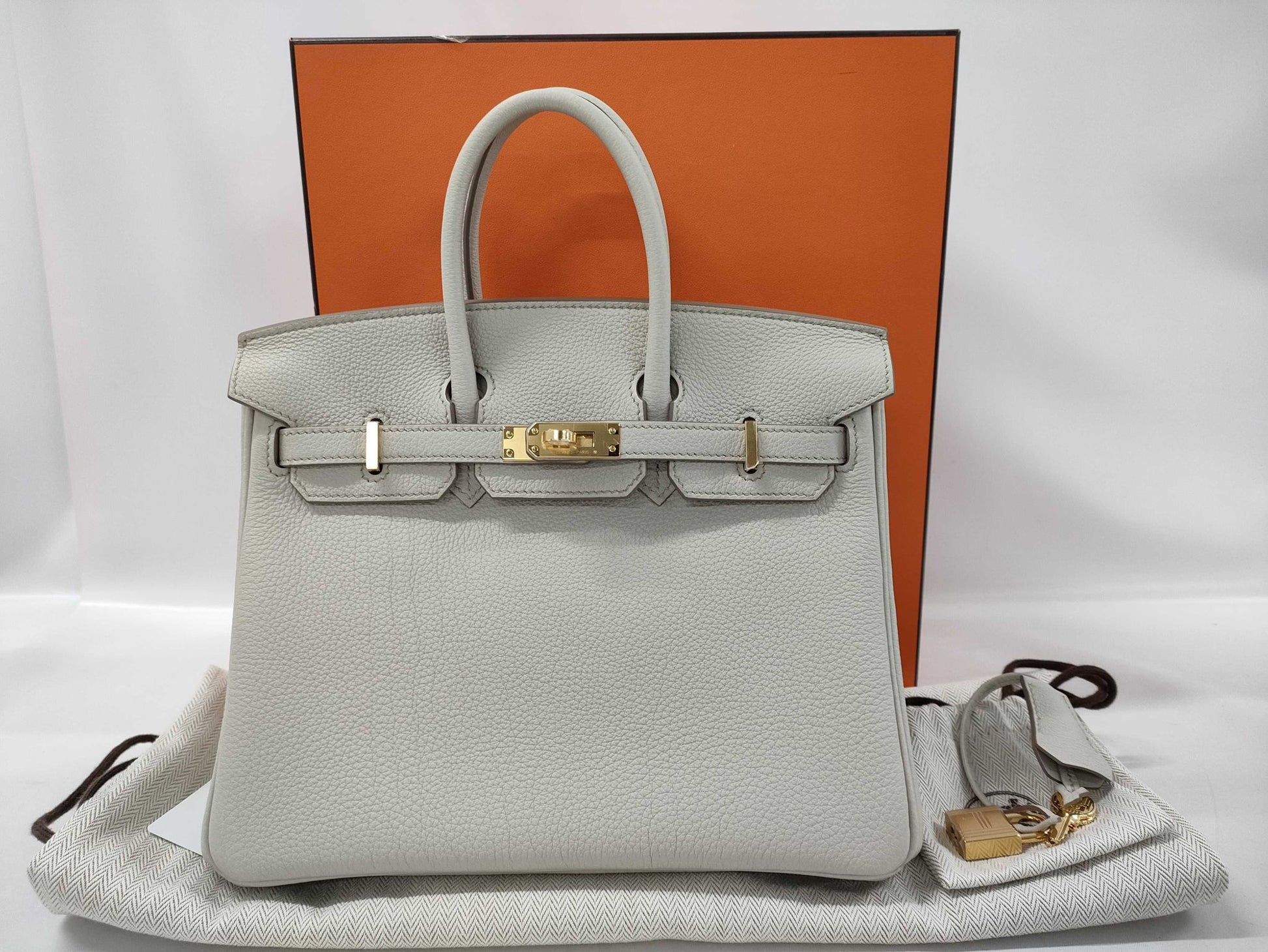 Hermès Birkin 25 - Beton - Togo - Gold Hardware - B25BTGHW