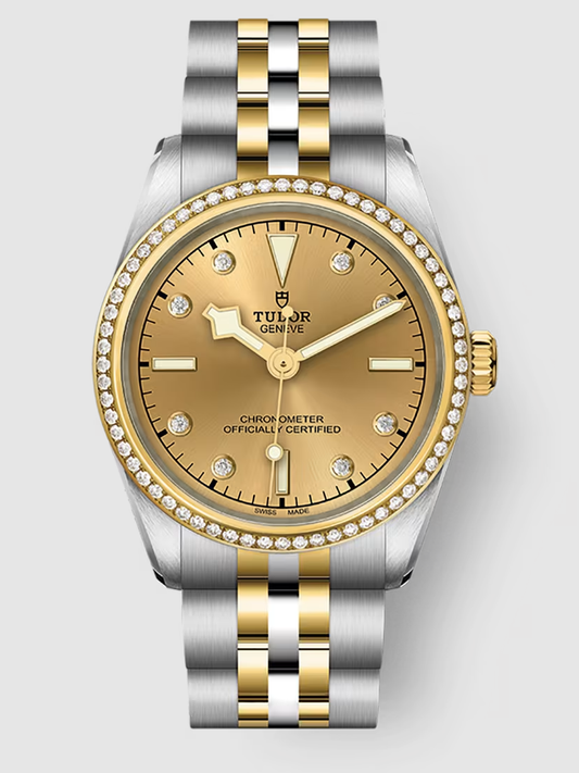 Tudor Black Bay 31 S&amp;G - 31 MM - Steel &amp; Yellow Gold - Diamond Bezel - Champagne Diamond Dial - M79613-0007