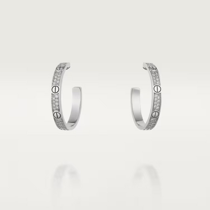 Cartier Love Earrings - White Gold - Diamonds - N8515193