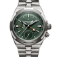 Vacheron Constantin Overseas Dual Time Cardinal Points - West - 41 MM - Titanium - Green Dial - 7930V/210T-H075