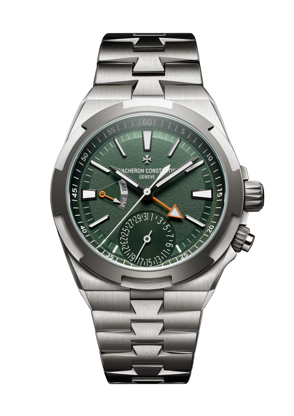 Vacheron Constantin Overseas Dual Time Cardinal Points - West - 41 MM - Titanium - Green Dial - 7930V/210T-H075