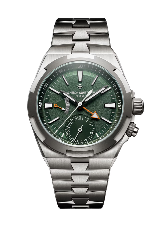 Vacheron Constantin Overseas Dual Time Cardinal Points - West - 41 MM - Titanium - Green Dial - 7930V/210T-H075