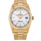 Rolex Day-Date - 36 MM - Yellow Gold - Smooth Bezel - White Dial - 18208 WhS