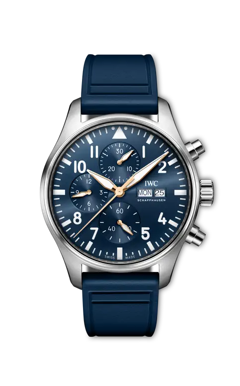IWC Pilot's Watch Chronograph 43 Le Petit Prince - Stainless Steel - 43 MM - Blue Dial - IW378011