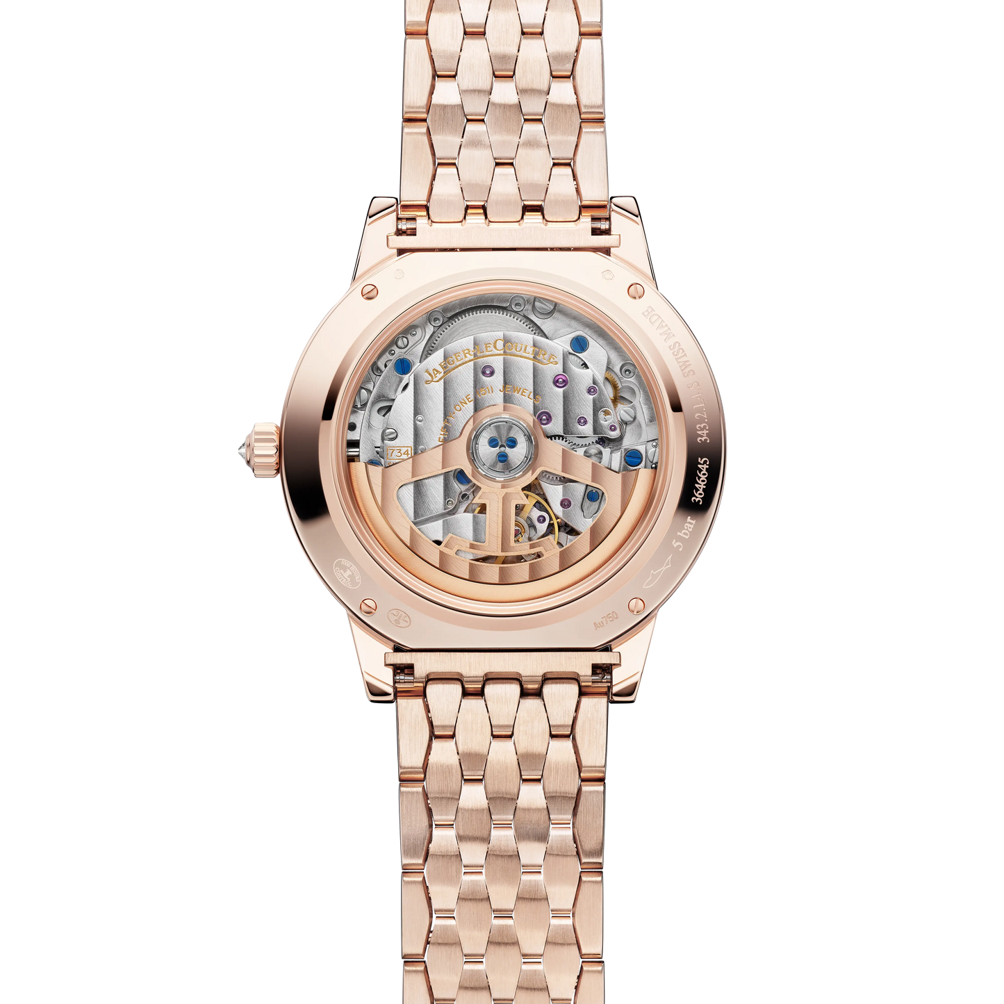 JLC - Rendez-Vous Jewellery Shooting Star - Limited Edition - 36 MM - Pink Gold - Shooting Star Motif Dial - Diamond-Set Bezel - Pavé Diamond Pink Gold Bracelet - Q36423C3