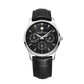 JLC - Master Ultra Thin Perpetual Calendar - 39 MM - Stainless Steel - Black Dial - Black Leather Strap - Q1308470