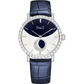 Piaget Altiplano - White Gold 36 MM - Blue Leather Strap - Diamond Bezel - White Mother-of-Pearl Dial - G0A47105