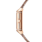 JLC - Reverso Classic Duetto - 40 MM x 24.4 MM - Pink Gold - Silvered-Gray/Black Dial - Diamond-Set Case - Brown Leather Strap - Q2572570
