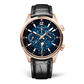 JLC - Polaris Perpetual Calendar - 42 MM - Pink Gold - Ocean Blue Dial - Blue Rubber Strap - Q9082681