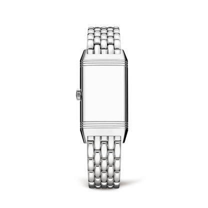 JLC - Reverso One Monoface - 40.1 MM x 20 MM - Stainless Steel - Silvered-Gray Guilloché Dial - Diamond-Set Case - Stainless Steel Bracelet - Q3288121