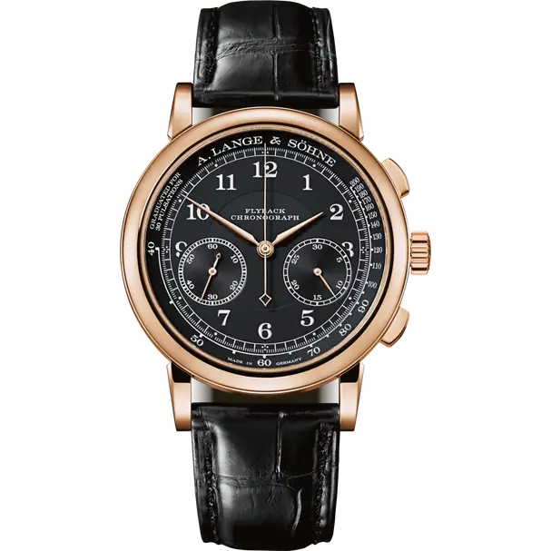 A.Lange & Söhne - 1815 Chronograph - 39.5 MM - Rose Gold - Black Dial - 414.031  nyc watcher nyc watches