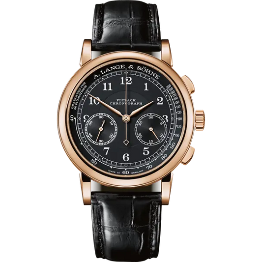 A.Lange & Söhne - 1815 Chronograph - 39.5 MM - Rose Gold - Black Dial - 414.031  nyc watcher nyc watches