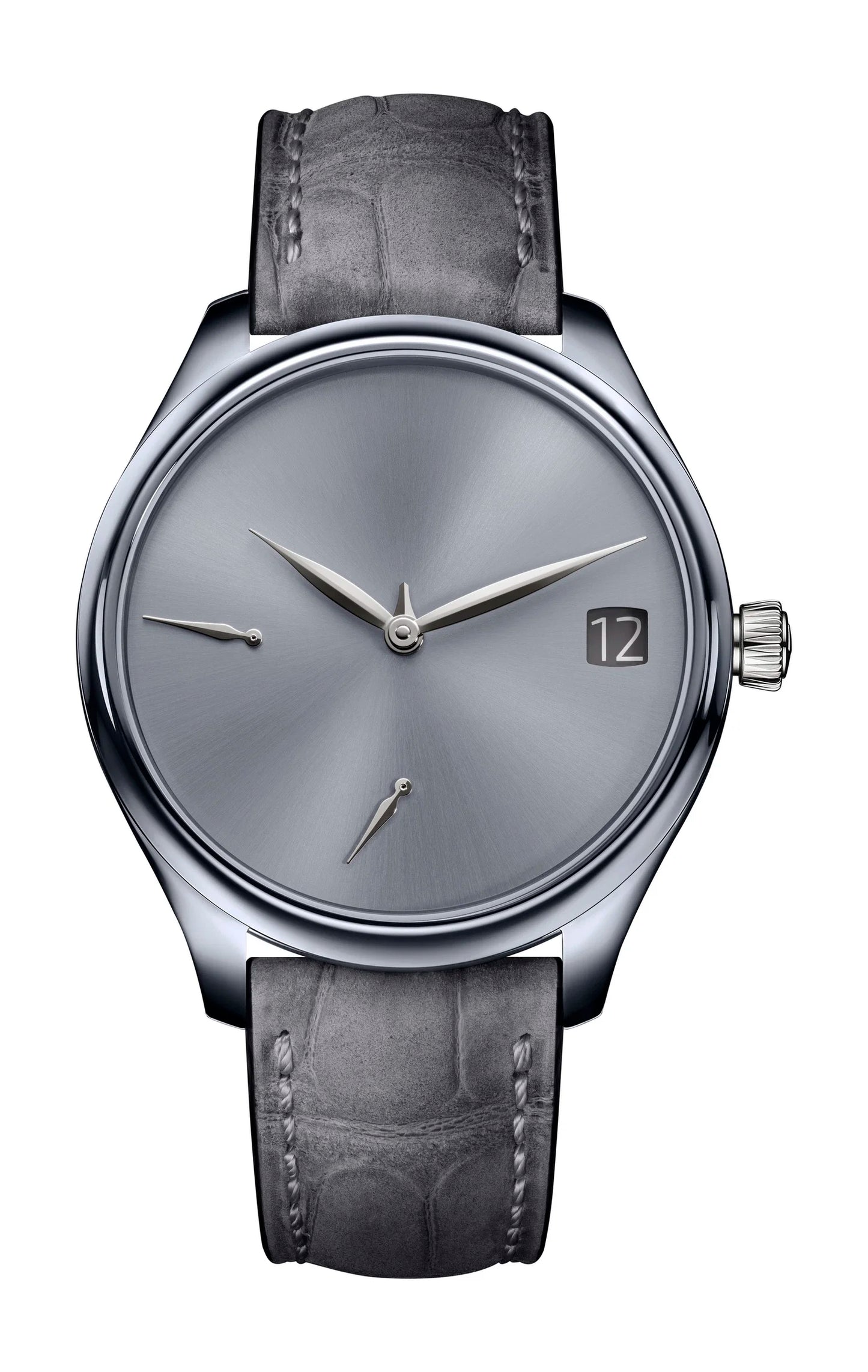 H. Moser & Cie Endeavour Perpetual Calendar Concept - Limited Edition - 42 MM - Tantalum - Sunburst Tantalum Dial - Leather Bracelet - 1800-2004