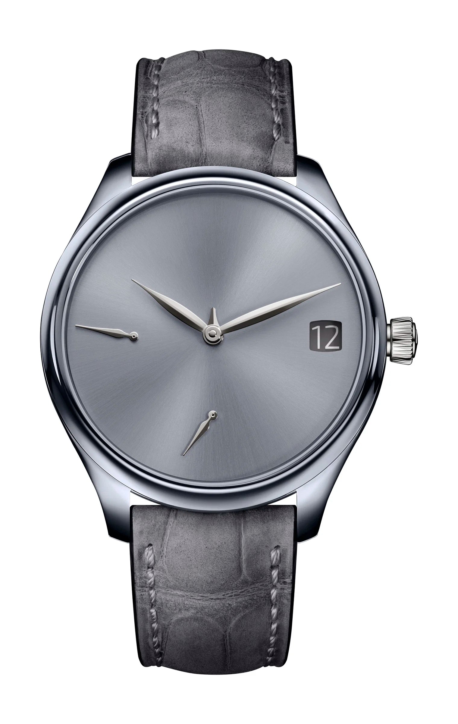 H. Moser & Cie Endeavour Perpetual Calendar Concept - Limited Edition - 42 MM - Tantalum - Sunburst Tantalum Dial - Leather Bracelet - 1800-2004