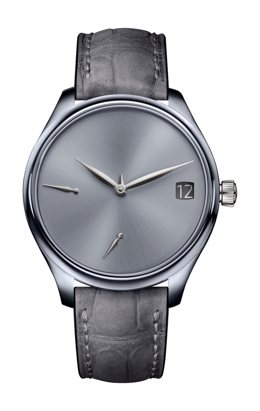 H. Moser & Cie Endeavour Perpetual Calendar Concept - Limited Edition - 42 MM - Tantalum - Sunburst Tantalum Dial - Leather Bracelet - 1800-2004