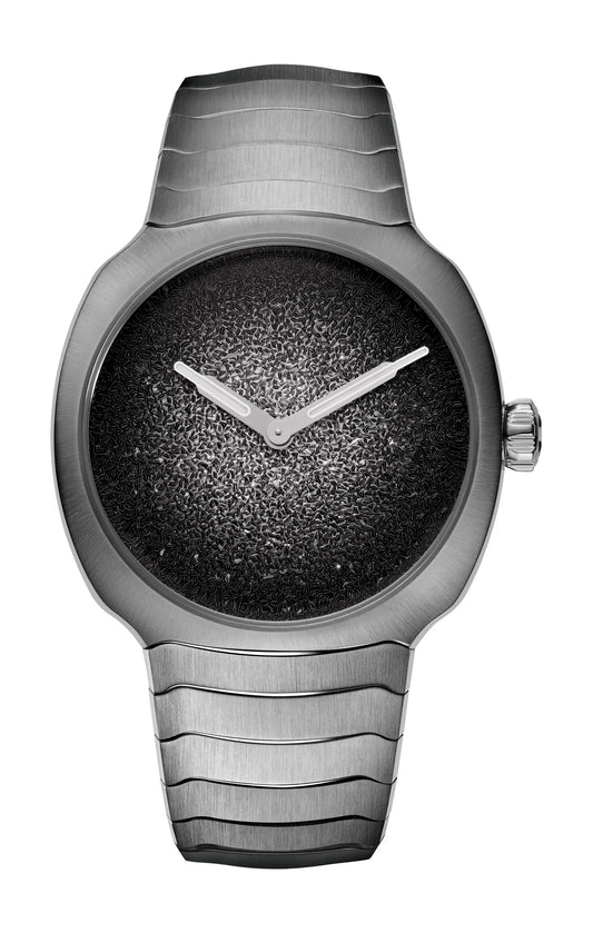 H. Moser & Cie Streamliner Two Hands - Stainless Steel - 34 MM - Silver Fumé Dial - 6400-1200