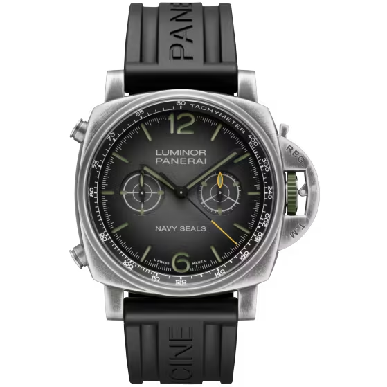 Panerai Luminor Stainless Steel 44 MM - Caoutchouc Black Strap - Grey Dial - PAM01409