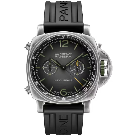 Panerai Luminor Stainless Steel 44 MM - Caoutchouc Black Strap - Grey Dial - PAM01409