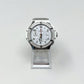 Hublot Big Bang Steel White Diamonds 41 MM - White Rubber Strap  - Diamond Bezel - White Dial - 342.SE.230.RW.114