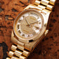 Rolex Day-Date - 36 MM - Yellow Gold - Diamond Bezel - Mother of Pearl and Diamond Roman Dial - 18208 MoPDR